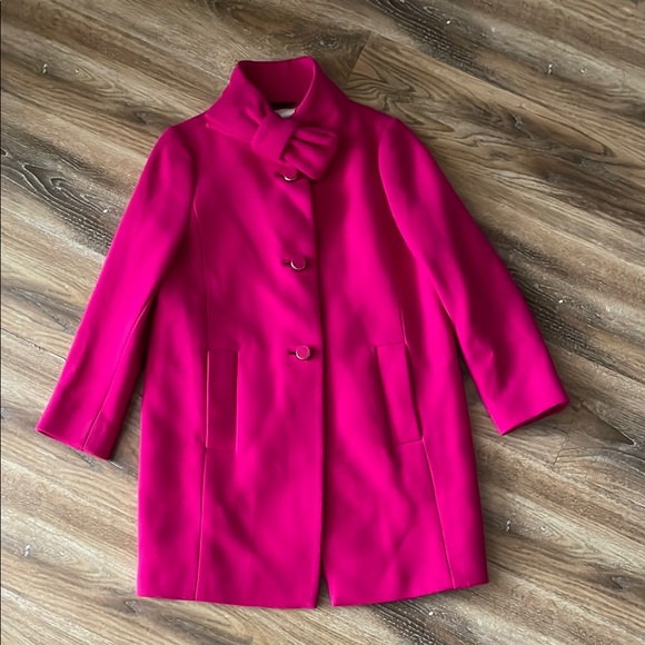 Kate Spade New York Bow Neck Cocoon Coat